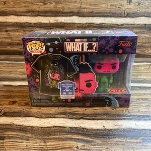 Funco pop tee and bobble head What if 2XL